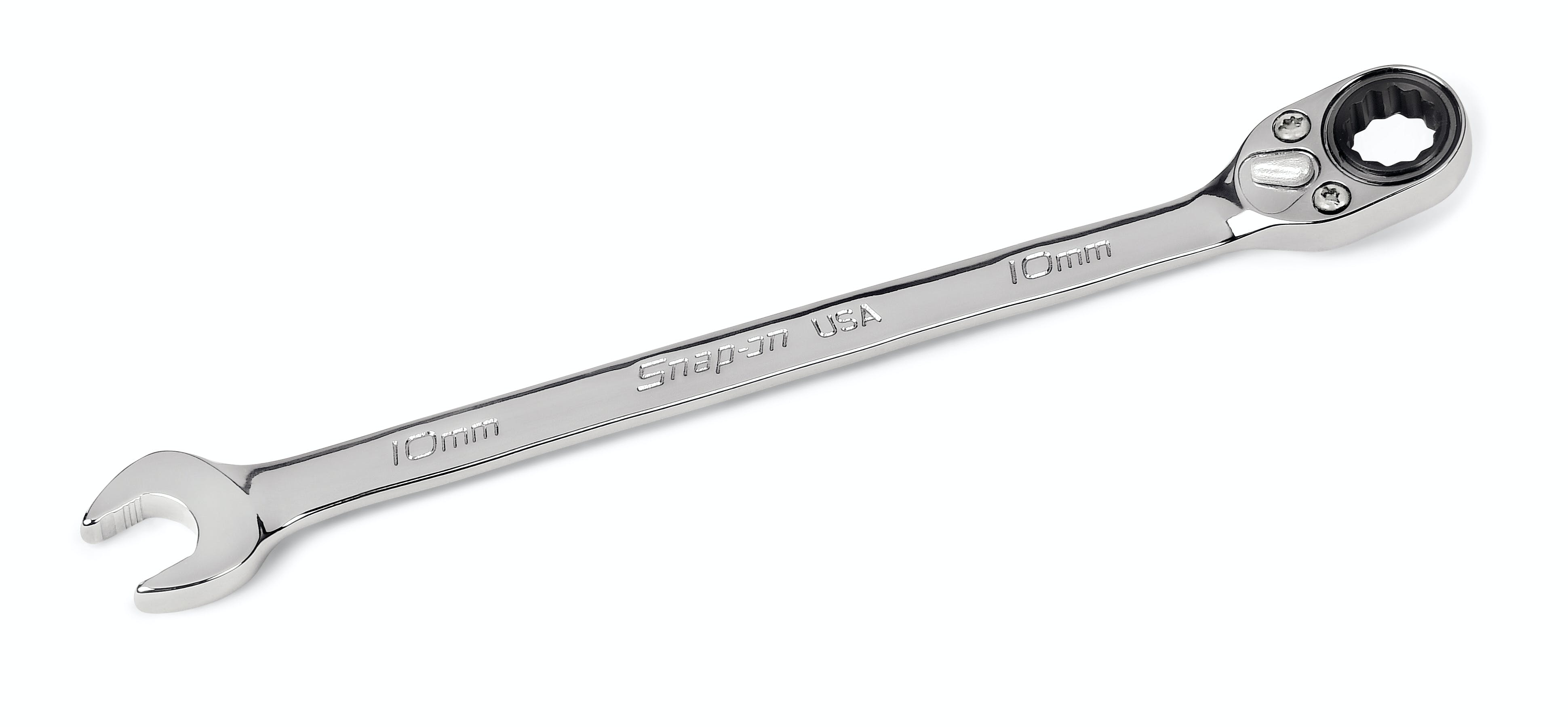 10 mm 12-Point Flank Drive® Plus Reverse Ratcheting Combination Wrench | SOXRRM10A 10 mm 12-Point Flank Drive® Plus Reverse Ratcheting Combination Wrench | SOXRRM10A